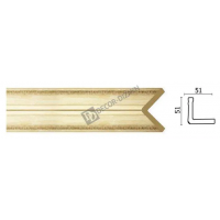 Уголок средний Decor Dizayn 142-281 Полистирол 2400*51*51 мм
